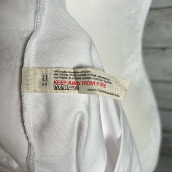 Free People Intimately Wear It Out Cotton/ Spandex Tank White XS NEW - Picture 7 of 7